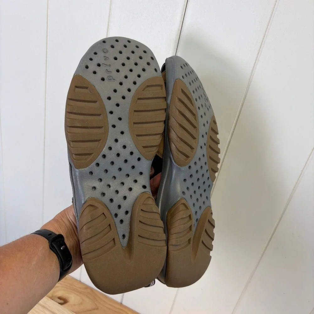 Privo by Clarks Fisherman Leather Bungee Sandals Women Size 10M Sporty Gorpcore